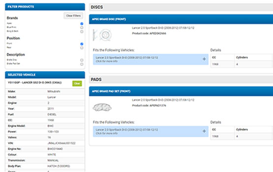 Catalogue data feed